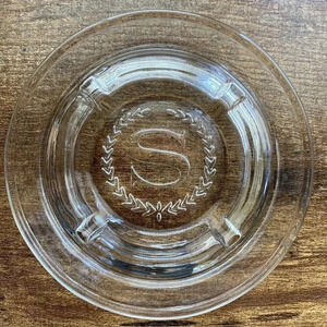 Vintage Sheraton Hotel Round Clear Ashtray Collectible